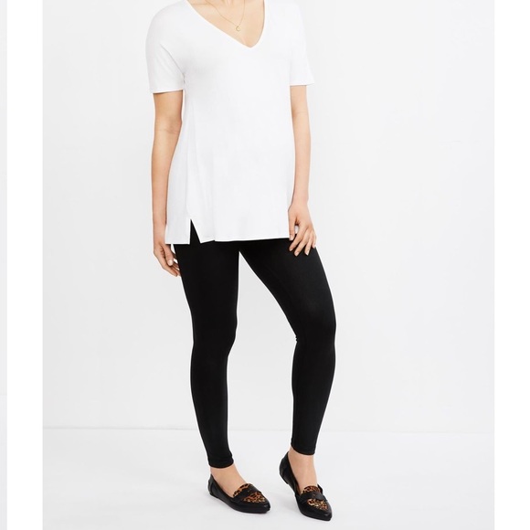 David Lerner Maternity Faux Leather Leggins - Picture 9 of 10